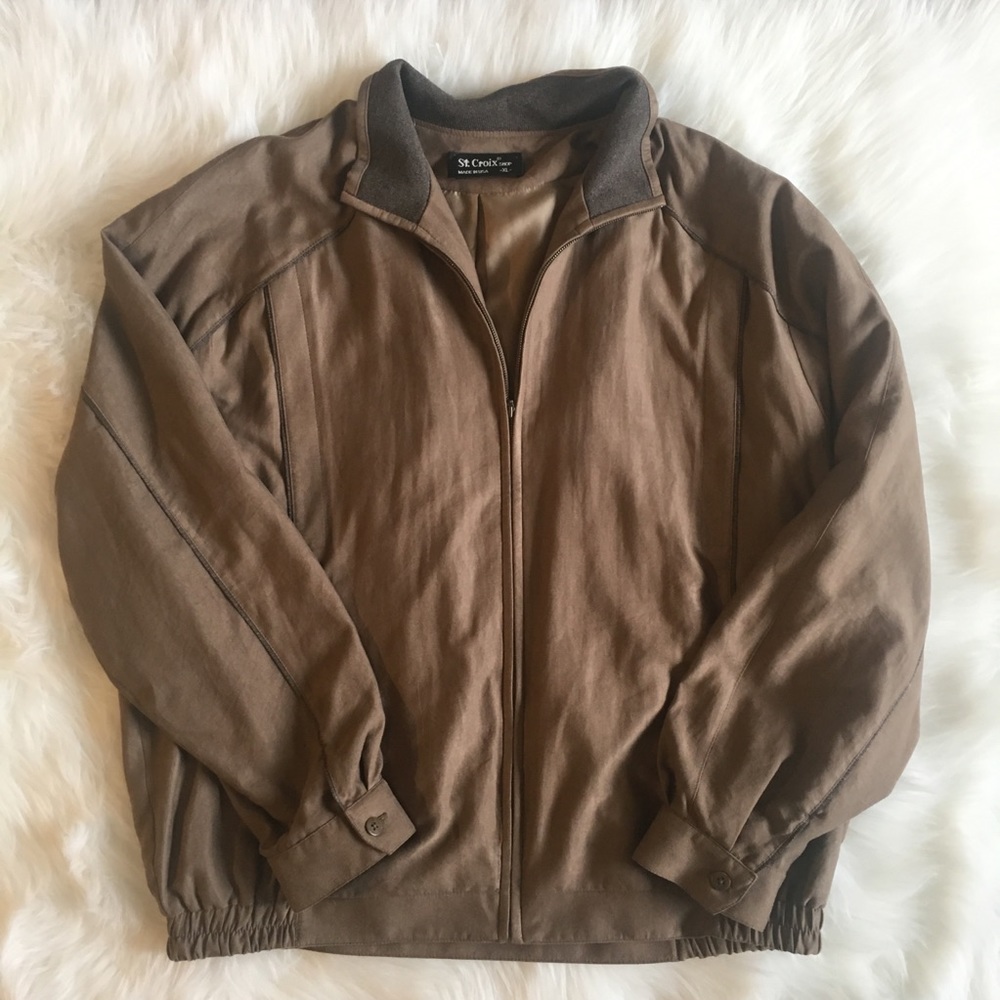 Men’s St. Croix Microfiber Bomber Jacket - Picture 2 of 8